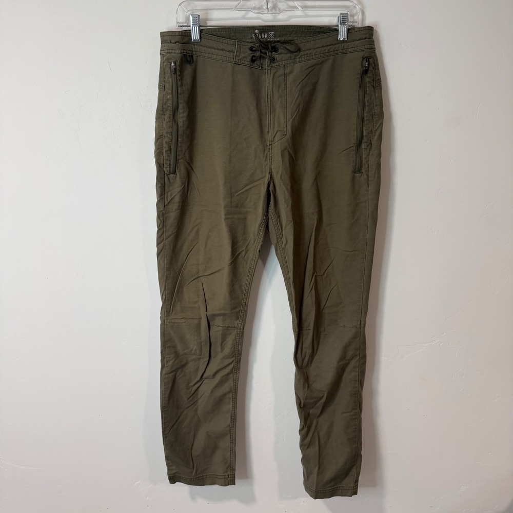 Roark Mens Adventure Ready Pants 32 Olive Green Outdoor Hiking Trousers